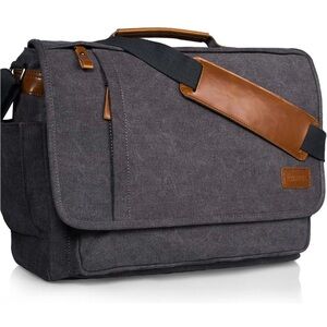 Stylish Gray and Brown Men's Bag